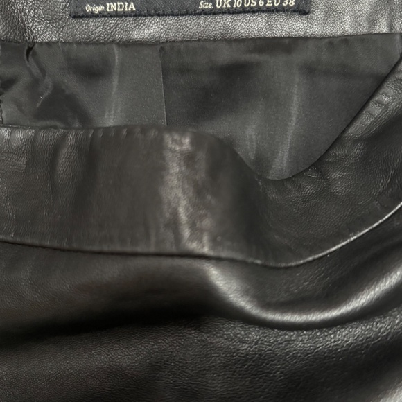 ALLSAINTS leather skirt, size 6 - Picture 5 of 8